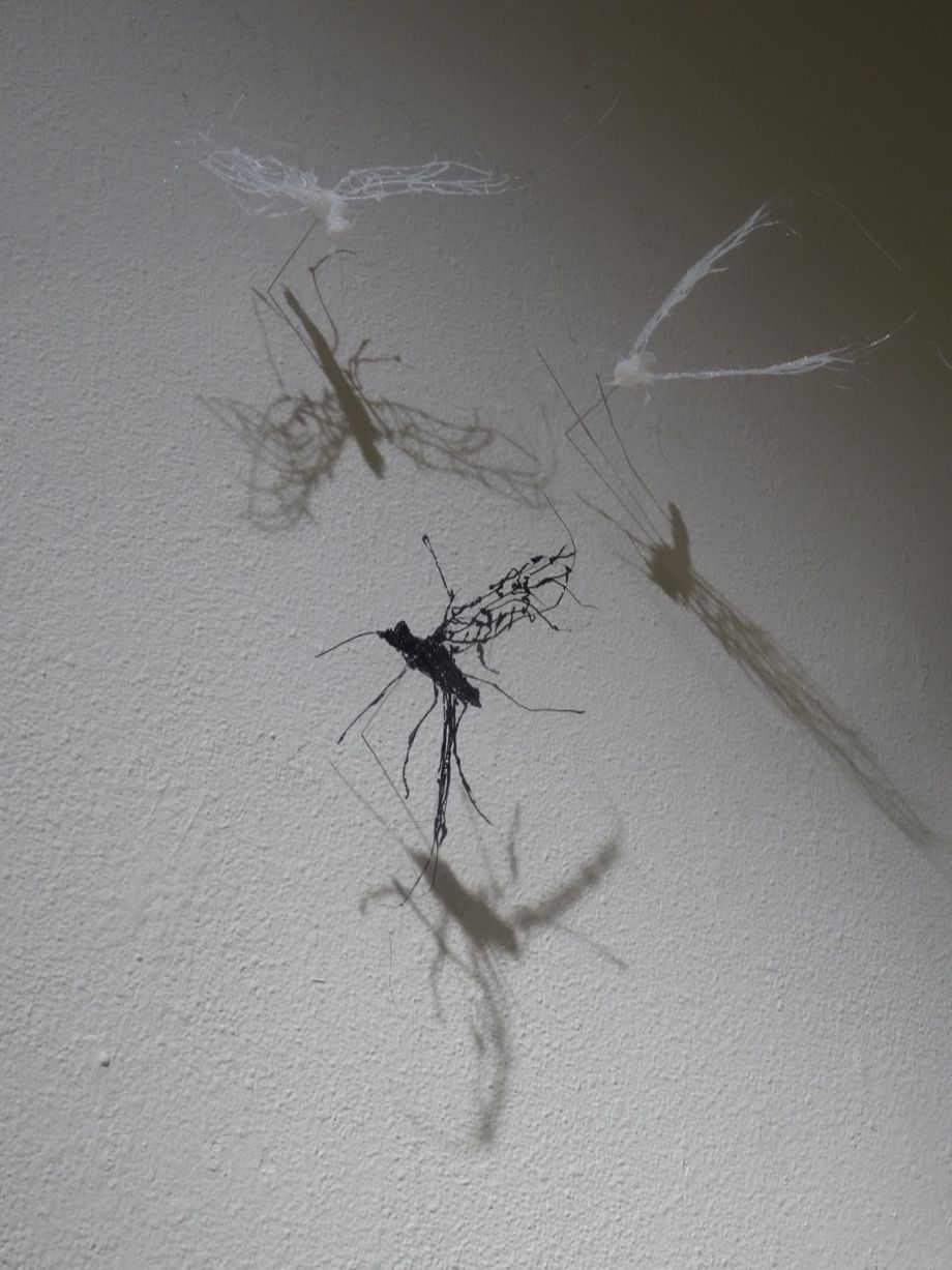 The Bugs, 3D drawing, steel, Anitta Toivio 2019
