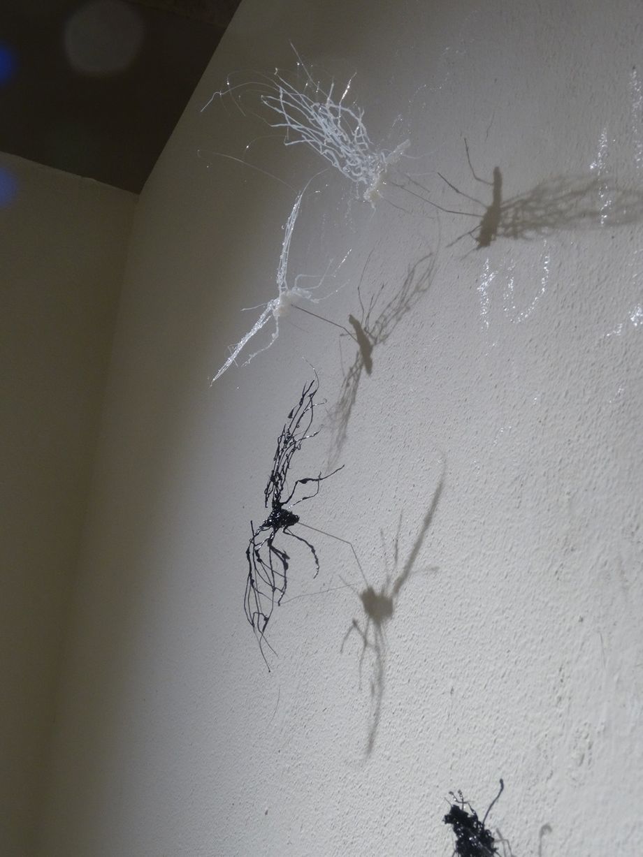 The Bugs  installation, detail, pla, steel, Anitta Toivio 2019
